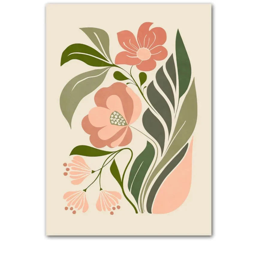 Minimalistic Flowers - Botanical Bliss