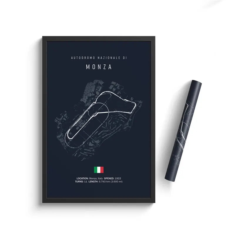 Monza - F1 Track Layout Formula 1 Circuit