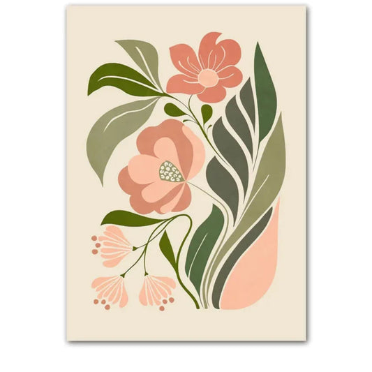 Minimalistic Flowers - Botanical Bliss