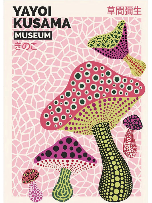 Yayoi Kusama - Exhibition Mushrooms