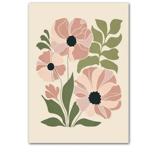 Minimalistic Flowers - Wildflower Whimsy