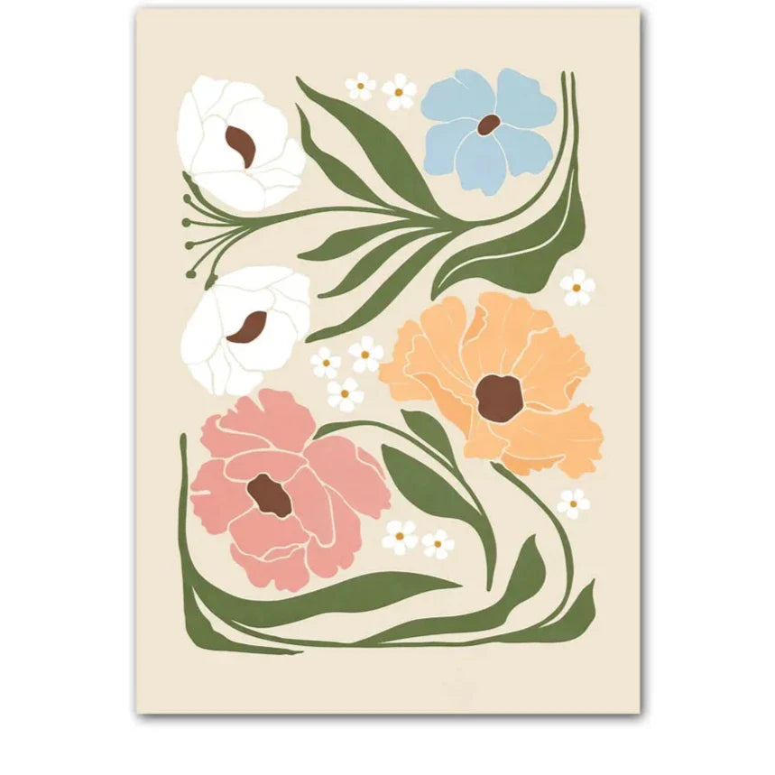 Minimalistic Flowers - Blooming Beauties