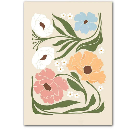 Minimalistic Flowers - Blooming Beauties