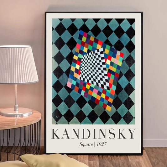 Cuadrado | Wassily Kandinsky | 1927 | Cartel de exposición de arte abstracto