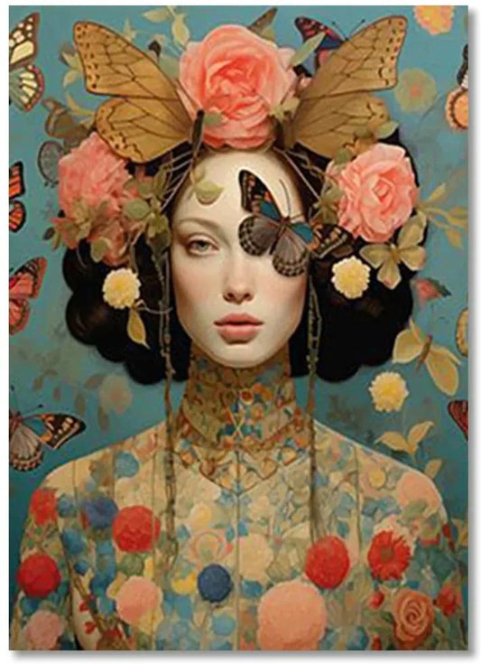 Garden of Whimsy | Flower Hat | Mind Blossoms | Floral Female | A Woman's Nature