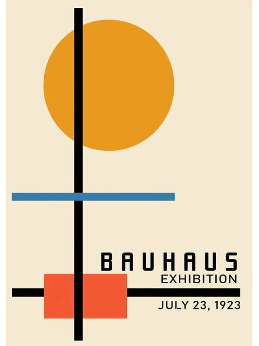 Líneas simples, acentos atrevidos - Bauhaus