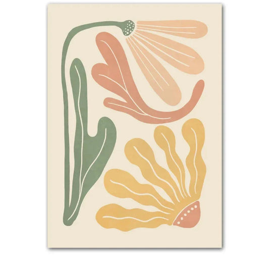 Minimalistic Flowers - Garden Harmony